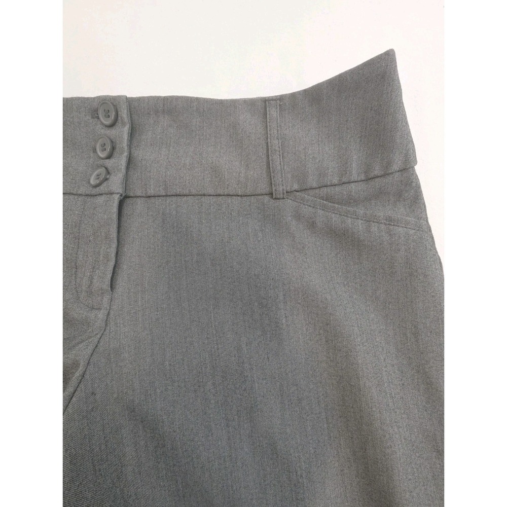 Joe B Benbasset Medium Rise Wide Leg Light Grey Dress Pants Women's Size 7 - Picture 3 of 6